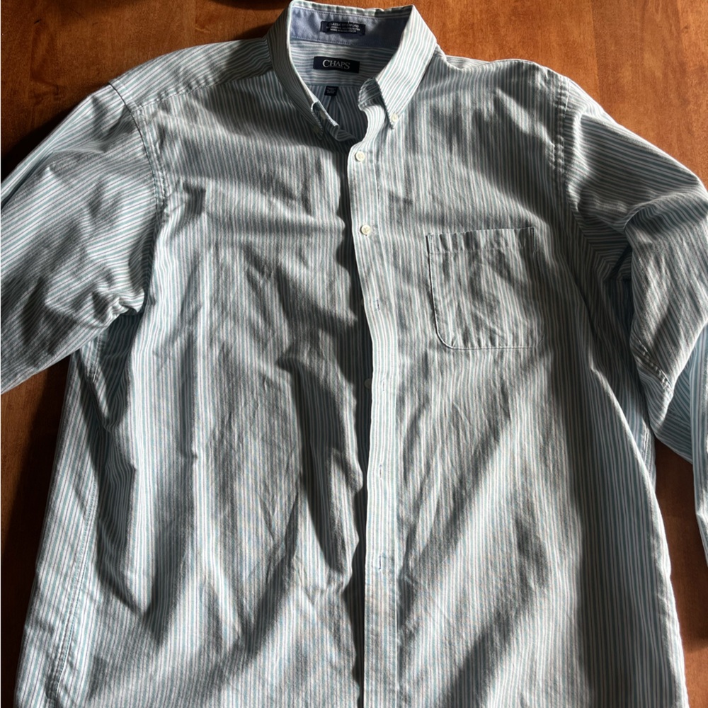 Chaps Striped Button-Up Shirt